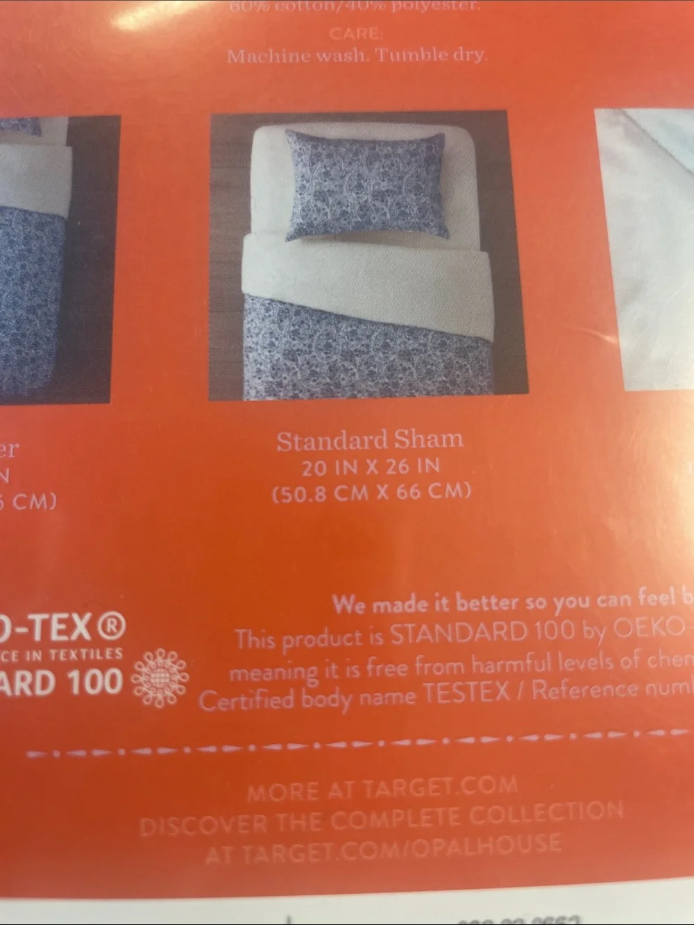 Opalhouse Blue and White Paisley Duvet Cover Set w/Sham Twin XL New in Package